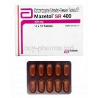 Mazetol SR, Carbamazepine 400mg box and tablets