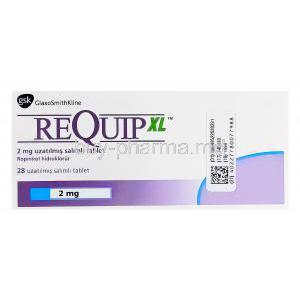 Requip XL, Ropinirole 2mg Box
