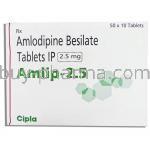 Amlip, Amlodipine Besylate 2.5 Mg Tablet (Cipla)