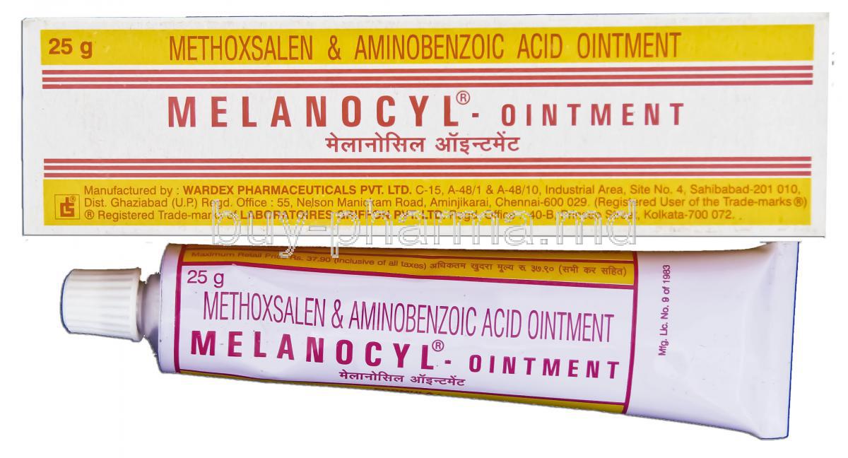 Melanocyl,  Methoxsalen