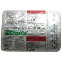 Troycon, Itraconazole 200mg, Troikaa Pharmaceuticals, Capsule, Blisterpack information
