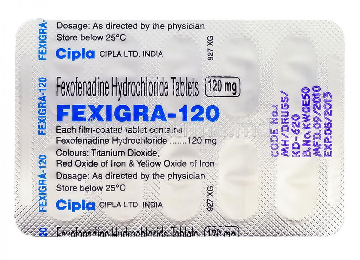 buy fexofenadine 120mg 180mg 10"s tablet best