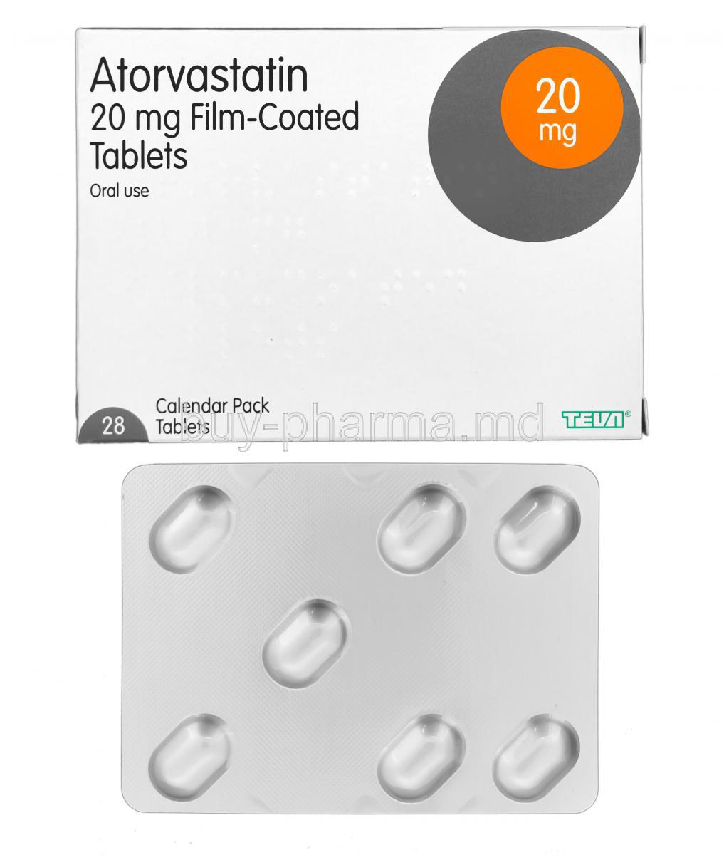 atorvastatin 20 毫克, 阿托伐他汀 20毫克