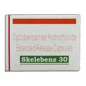 Skelebenz, Generic Cyclobenzaprine, Cyclobenzaprine Hydrochloride 30mg, box