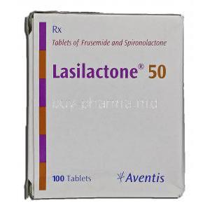 Lasilactone 50, Frusemide, 20 mg, Spironolactone, 50 mg, Box