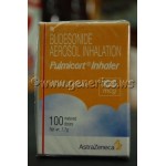 Pulmicort, Budesonide 100 mcg 100 metered doses Aerosol Inhalation (Astrazeneca Pharma)