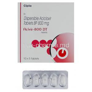 Generic  Zovirax, Acyclovir 800 mg