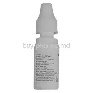 Ofloxacin Eye/ Ear Drops  0.3% 5 ml bottle manufacturer info