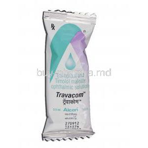 Travocom, Generic Duotrav, Travoprost  Timolol Maleate Eye Drop, Package