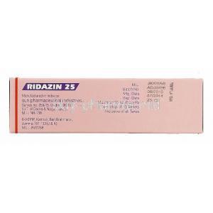 Ridazin, Thioridazine 25 Mg Sun Pharmaceuticals