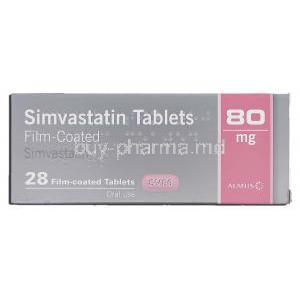 Simvastatin, Simvastatin 80mg Box (Almus)