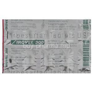 Irovel, Irbesartan 150 mg Irovel (Sun pharma)