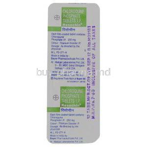 Resochin Ds-tab Chloroquine