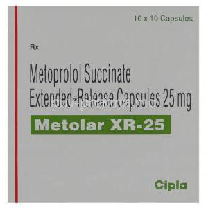 Metolar Metoprolol XR 25 mg Tablet