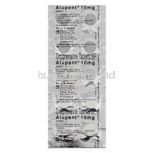 Alupent, Generic Metaproterenol, Orciprenaline Sulphate closeup