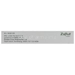 Zoflut,Fluticasone 0.05% 10 gm cbox