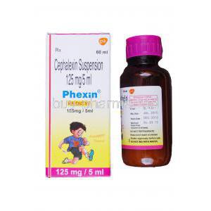 Phexin Redisyp 60ml, Cephalexin Suspension 125mg per 5ml Batch