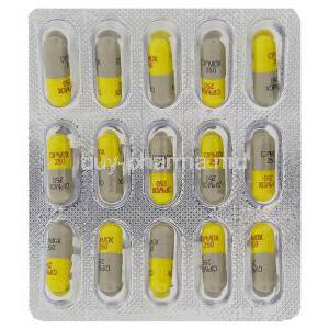 Cipmox, Generic  Amoxil, Amoxycillin trihydrate  250 mg Capsule