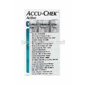 Accu-Chek Active Strip box