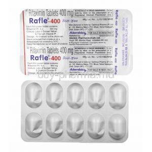 Rafle, Rifaximin 400mg tablets