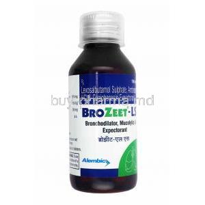 Brozeet-LS Syrup, Ambroxol/ Levosalbutamol/ Guaifenesin