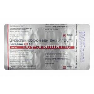 Levesam, Levetiracetam 1000mg tablets bacm