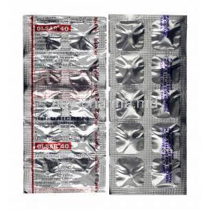 Olsar, Olmesartan 40mg tablets