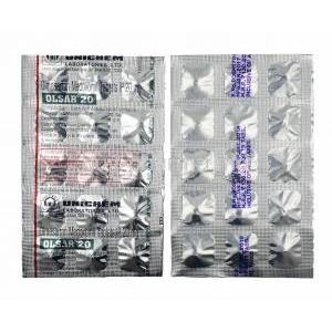 Olsar, Olmesartan 20mg tablets