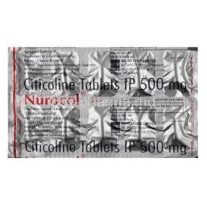 Nurocol, Citicoline 500 mg,Tablet, Sheet information