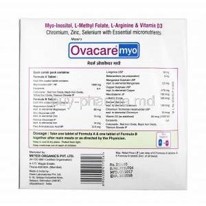 Ovacare Myo Kit composition