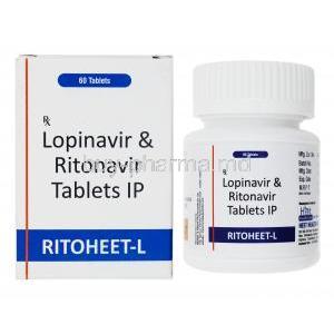 Retoheet-L, Lopinavir and Ritonavir box