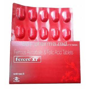 Fercee XT, Ferrous Ascorbate/ Folic Acid