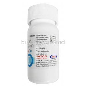 Dasanat, Dasatinib 50mg bottle side