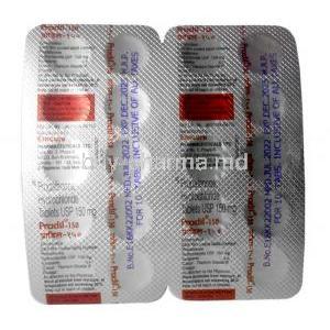 Pradil 150, Propafenone 150 mg, Emcure Pharma, Blisterpack information