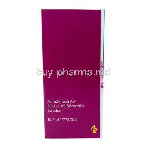 Eklira Genuair Inhalation powder, Aclidinium 322mcg, Inhalation powder 60MD, AstraZeneca, Box information, Manufacturer