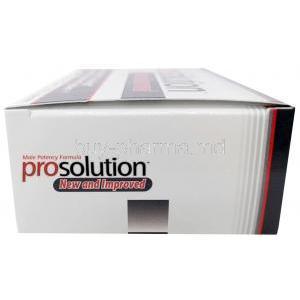 Prosolution, 60 tablets,Leading Edge Health, Box side view