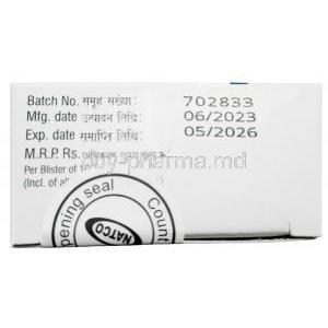 Veenat 400, Imatinib Mesylate 400mg, Tablet, Natco Pharma, Box information, Mfg date, Exp date