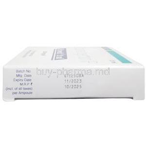 Strocit Injection, Citicoline 250 mg/mL, Injection 2mL, Sun Pharmaceutical Industries, Box information, Mfg date, Exp date