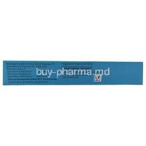 Neosporin Skin Ointment, Bacitracin 400 IU, Neomycin 3400 IU, Polymyxin B 5000 IU,Ointment 30g, GSK, Box information, Storage