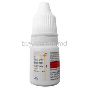 Latina RT Eye Drop, Latanoprost 0.005% w/v, Eye drop 2.5mL, Zydus Cadila, Bottle information (Zydus)