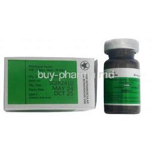 Siquil Injection, Triflupromazine 20 mg per mL, Injection 5mL, Zydus, Box information, Bottle