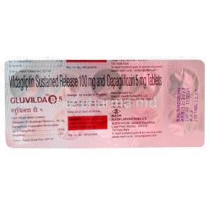 Gluvilda D, Dapagliflozin/ Vildagliptin