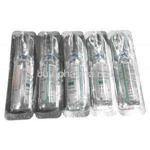 Prota Injection, Protamine Sulfate 50mg, Injection 5mL X 5pcs, Samarth Life Sciences Pvt Ltd, Package