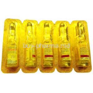 Justin AQ Injection, Diclofenac 75 mg, Injection vial 1 mL, Neon Laboratories, Package X 5pcs