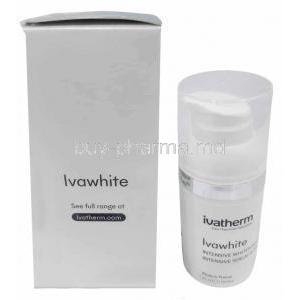 Ivawhite Whitening Serum, 30mL, Ivatherm,Box, Bottle front view