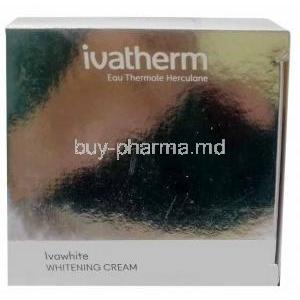 Ivawhite Whitening Cream, 50g, Ivatherm, Box front view