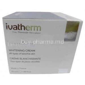 Ivawhite Whitening Cream, 50g, Ivatherm, Box information, manufacturer