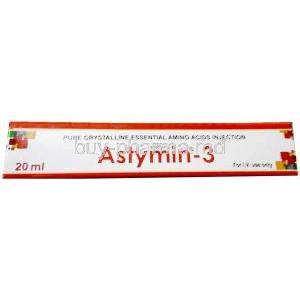 Astymin-3 Injection, Injection 20mL,Tablets India Limited, Box front view