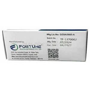 Fluridex 100, Furosemide 100mg, Fortune Healthcare, Box information, Mfg date, Exp date