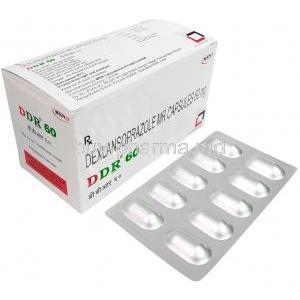 DDR MR, Dexlansoprazole 60mg, Capsule (MR), MSN Laboratories,Box, Blisterpack